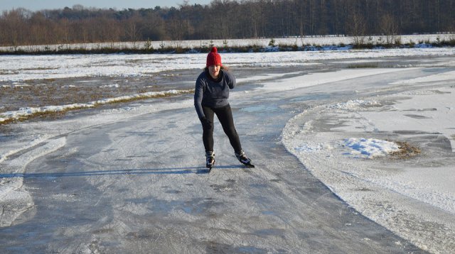 Schaatsen haardijk (zondag 22 januari 2017)